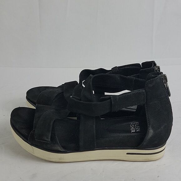 Eileen Fisher Wisp Suede Women's Sandals - Picture 6 of 10